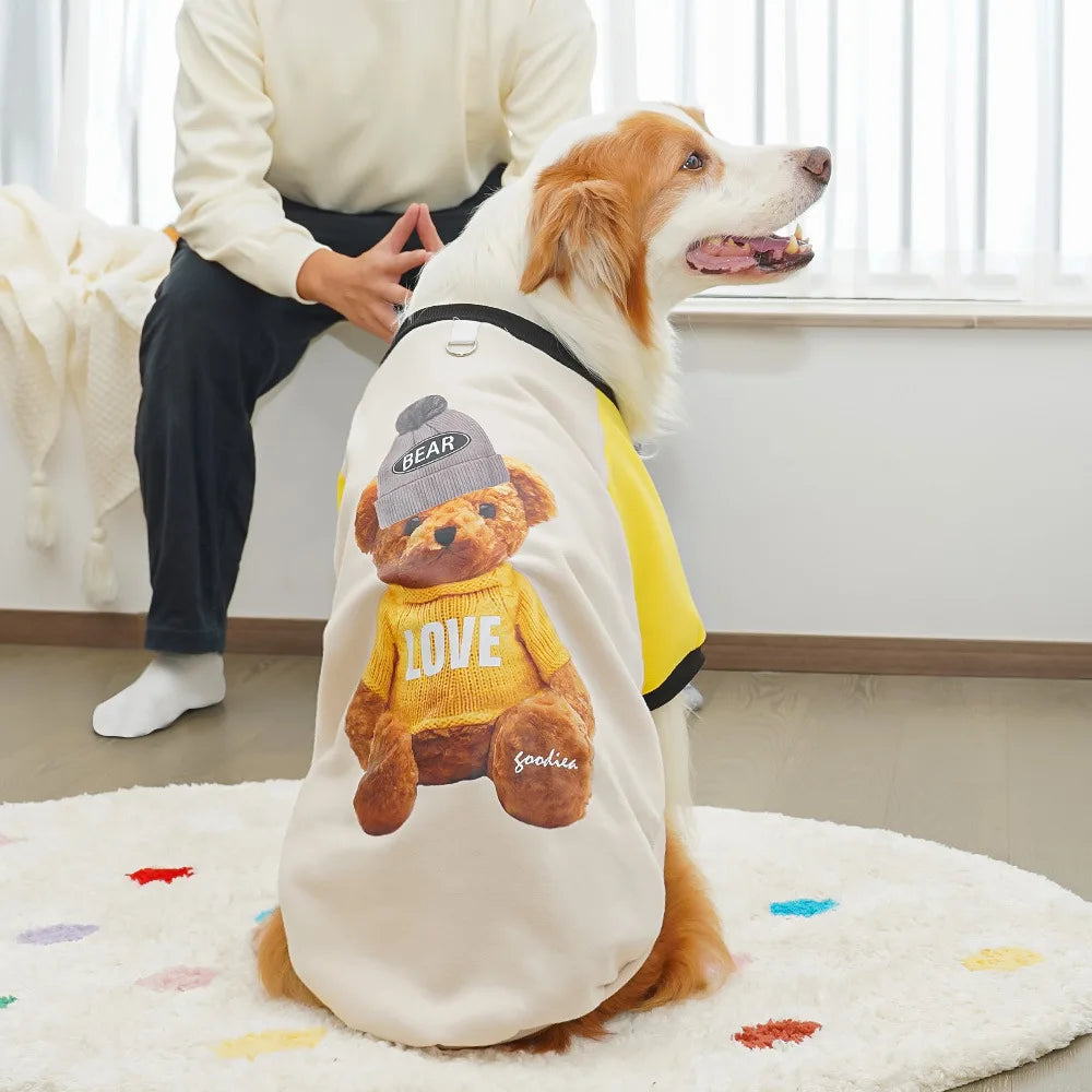 Dog Clothes with Fleece Sweatshirts, Cat Warm Thickened Cat Clothes, Universal Pet Clothing and Supplies Dog Clothes