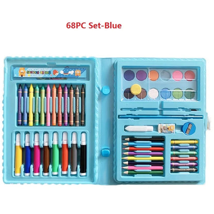 Children's Painting 색칠공부 Full Set Brushes Art Tools Gift Box Set Developing Children's Create Draw Interests  Art Supplies