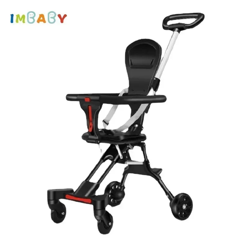 Children Walking Baby Stroller Infant Travel Carriage Cart Four Wheels Stroller Kid Foldable Trolley Baby Lightweight Stroller