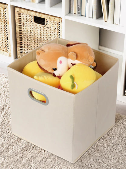 Square id Storage Box Home Dormi Staable Storage Bin Bookcase Storage Box Toy Miscellaneous Item Organizer Basket