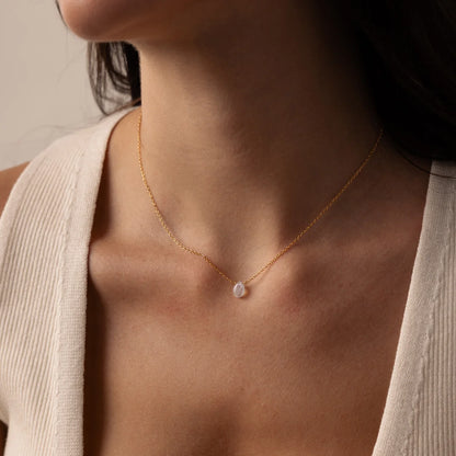 Women's Necklace Collection, Original Necklace, Ladies' Gold Heart Necklace, Sparkling Zirconia Pendant Necklace, Jewelry Gift