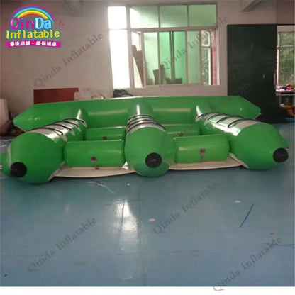 Inflatable Fly Fish Water Boat,adult Inflatable Flying Fish Banana Boat With Air Pump
