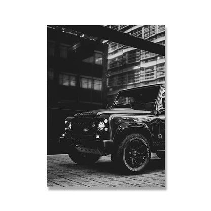 Canvas Painting Nordic Luxury Shop Race Car Paris Champs Elysees Art Posters And Prints Wall Pictures For Living Room Decor