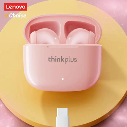 New Lenovo LP40 Pro Bluetooth V5.3 Earphones Punchy Bass Sound Headset Full Compatible Low Latency Game Sports Music Headphones