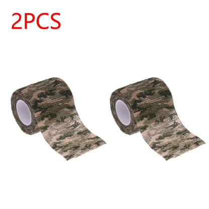 Camouflage Invisible Tape Camo Form Self Cling Camo Hunting Rifle Fabric Tape Wrap Camouflage Tape Outdoor Camping Accessories