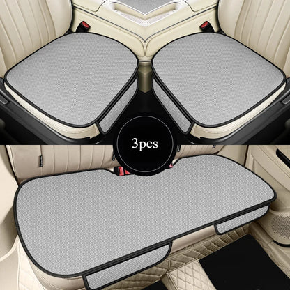 Car Seat Cushion Breathable Ice Silk Anti-Slip Car Seat Cover Set Four Seasons Universal Car Seat Cover Car Interior Accessories