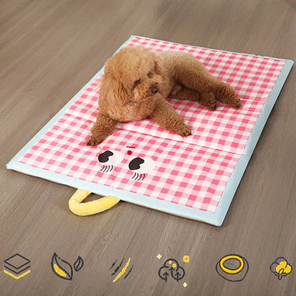 Pet Summer Cooling Bed Mat for Dogs Sofa Medium Dog Pets Products Small Breeds Supplies Baskets Cats Large Big Beds Accessories