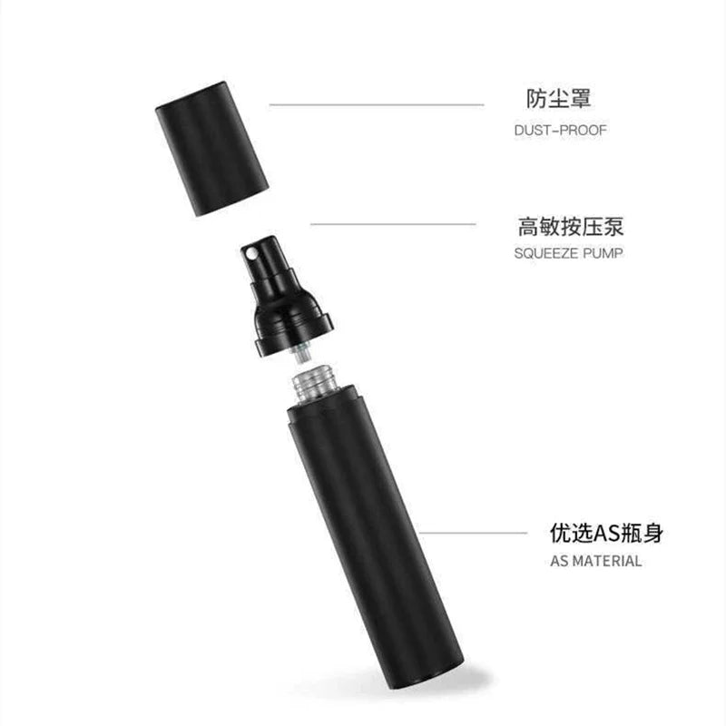Plastic Pump Bottle 15ml 30ml 50ml Vacuum Pump Bottle Travel Bottling Container Black Lightproof Airless Spray Bottle Lotion