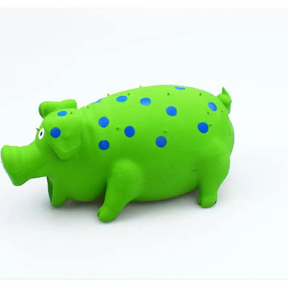 Pet Products Dog Accessories Pig Shaped Squeaking Dog Chewing Toys Cotton Latex Anti Bite Teeth Training Games Interactive Toys