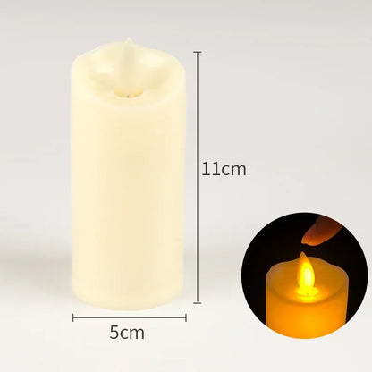 Flameless Flickering LED Candles Light Flameless Candles Battery Powered Candles for Wedding Decor Birthday Party Supplies
