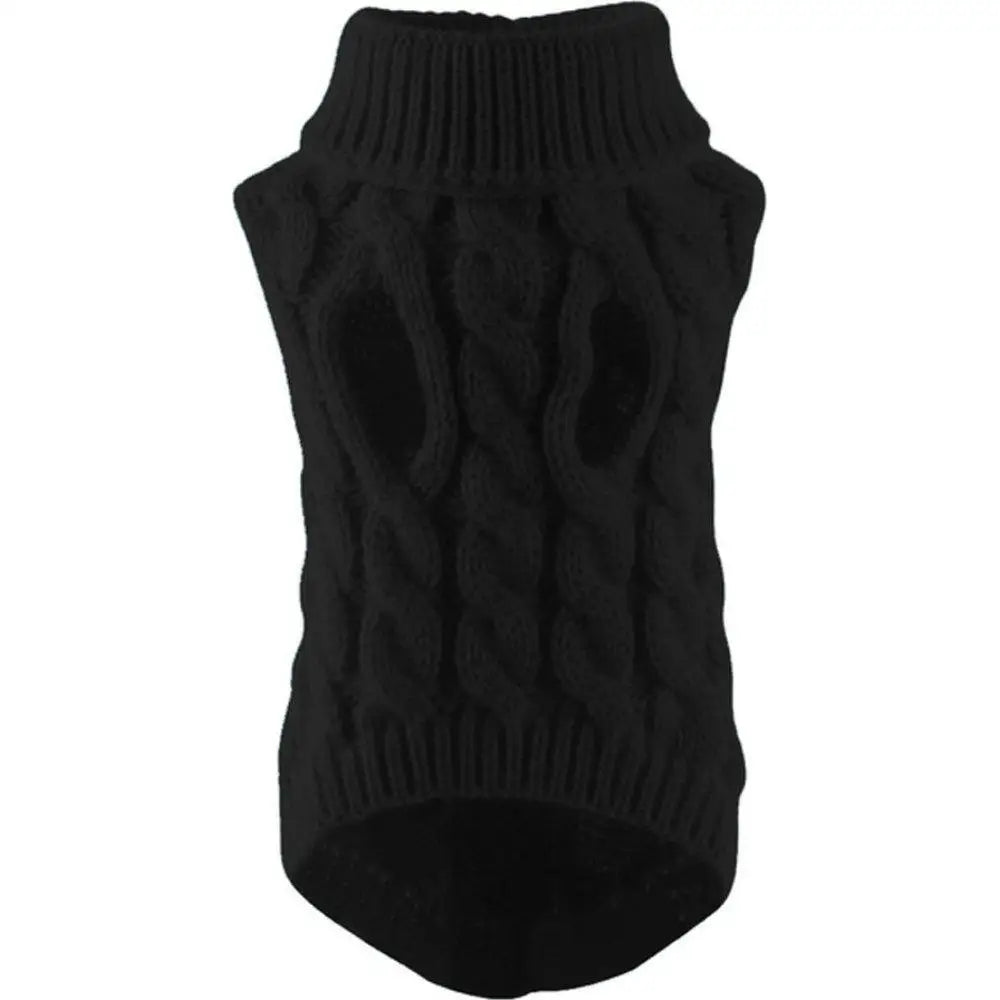 Pet Dog Sweater Small Dog Clothes Fashion Autumn Winter Solid Knitting Warm Comfort Clothing Cat Puppy Clothes Costume