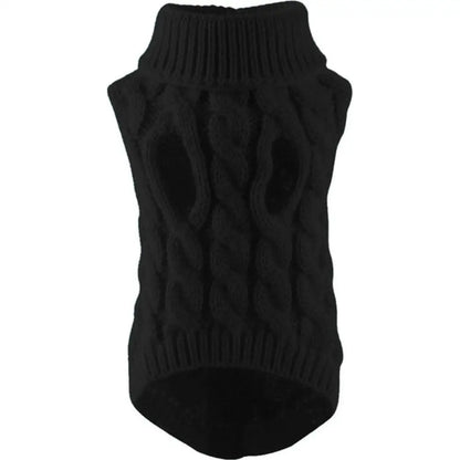 Pet Dog Sweater Small Dog Clothes Fashion Autumn Winter Solid Knitting Warm Comfort Clothing Cat Puppy Clothes Costume