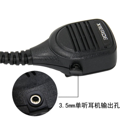 XIERDE Speaker Mic Micphone for Motorola XiR P6600 P6620   MTP3000 MTP3250 DEP550 DP2400 MTP3550 MTP3100 MTP3150 Walkie Talkie