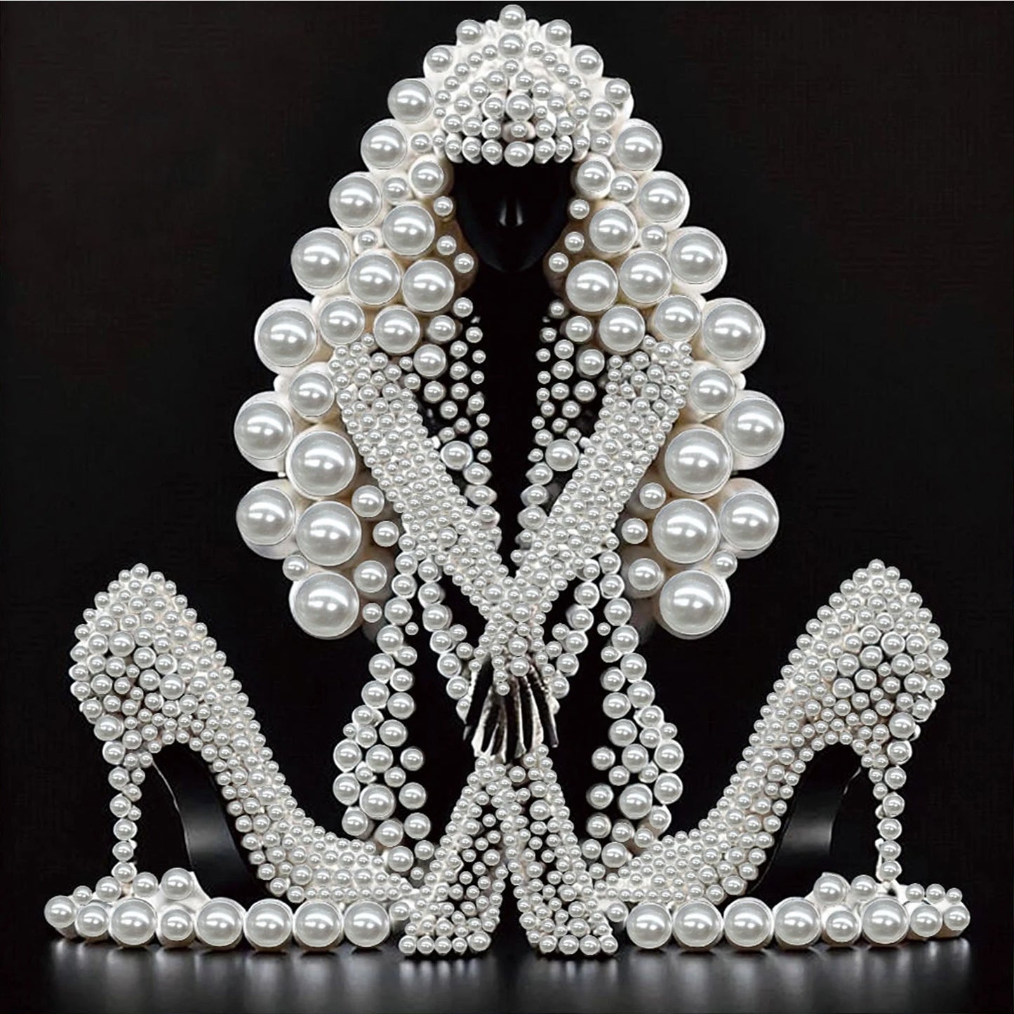 DIY Pearl Gem Paintings Picture Arts Craft for Adults/Beginners Gift Home Decor 30x30cm With Frame