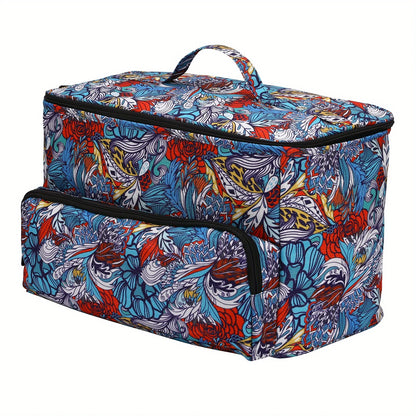 QZLKNIT Hot Sale Yarn Storage Bag with Dandel Waterproof Sewing Accessories Storage Bags Square Knitting Tote Bag Christmas Gift