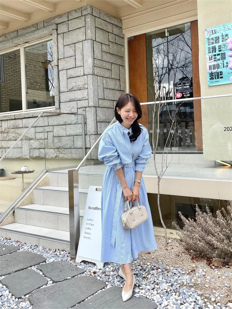 Vestidos Para Mujer Autumn Sundress Long Dresses for Women Vintage Dress De Mujer Elegantes Vestido Feminino a Official Store