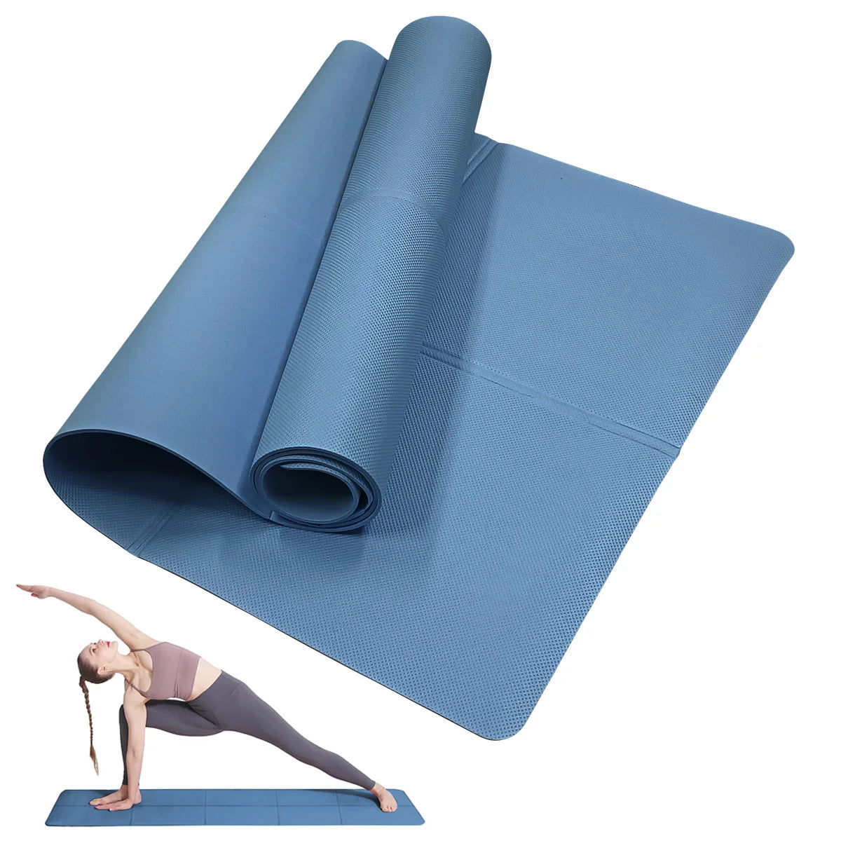 Yoga mat sports fitness EVA comfortable foam 3mm thick yoga mat sports yoga and Pilates gymnastics mat