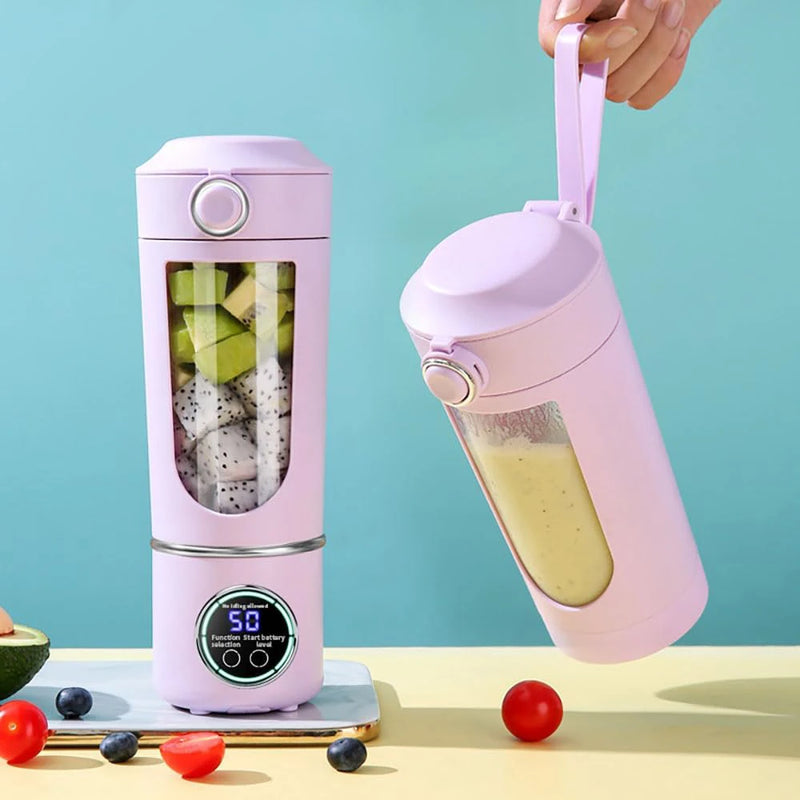 700ml Portable Blender Powerful Cordless Mini Smoothie Blender with 12 Sharp Blade for Protein Shakes Fruit