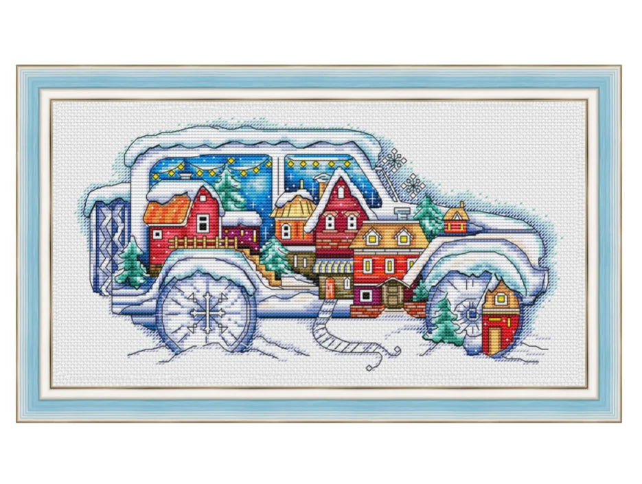 Cross Stitch Kits Stich Cross-stitch Diy Cross Stitch Set Christmas Embroidery Complete Kit Needlework Needle 14CT 1 1