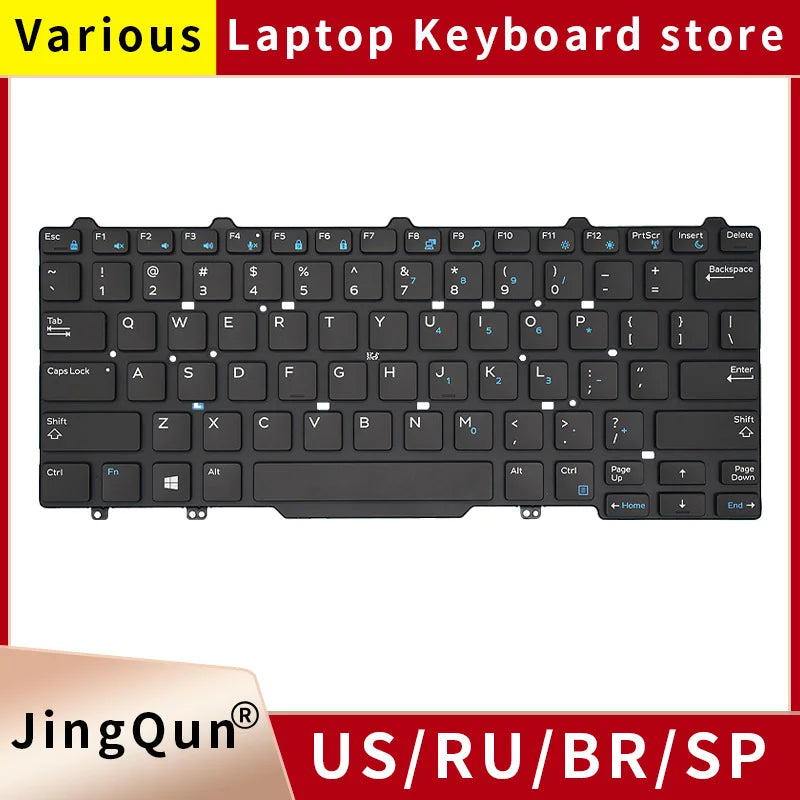 New Genuine Laptop Keyboard Compatible for DELL Latitude 3340 3350 5480 5490 E3340 E7450 E5450 E7470 E5470