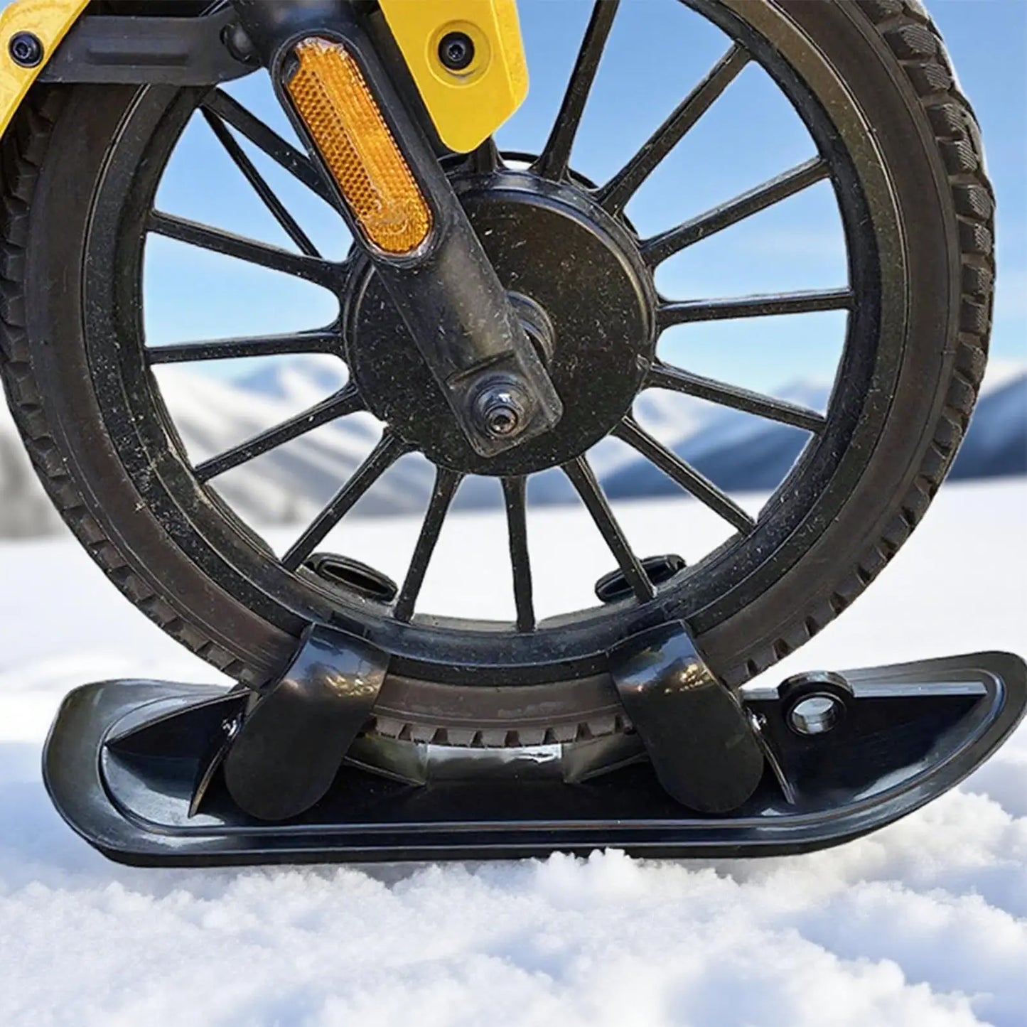 Stroller Skis 2 In 1 Baby Stroller Ski Scooter Conversion Skiing Attachment For Bicycle Outdoor Sports Lakeside Paths Resort