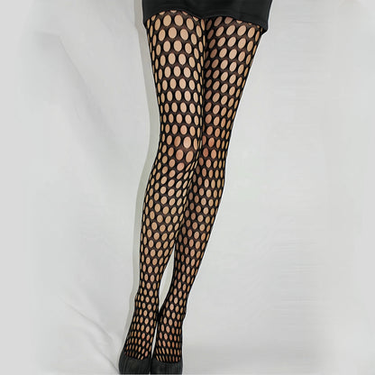 1 Piece Fishnet Mesh Pantyhose Feminine Nightclub Dance Floor Party