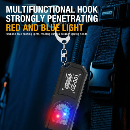Portable Keychain LED COB Flashlight USB Rechargeable Torch with Pen Clip Powerful Mini Outdoor Working Lantern with Magnetic