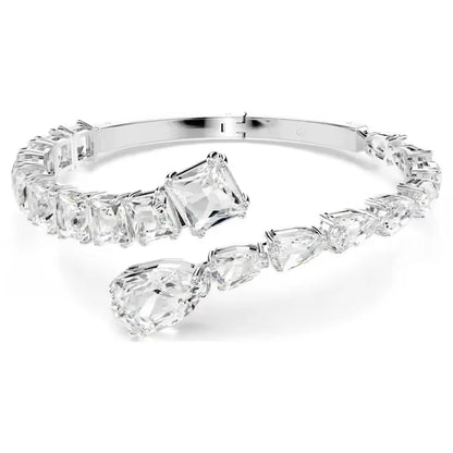 2025 New Trend Fine Wedding Jewelry Set Charming Luxury White Water Drop Crystal Fashion Women's Necklace Bracelet Earrings Ring
