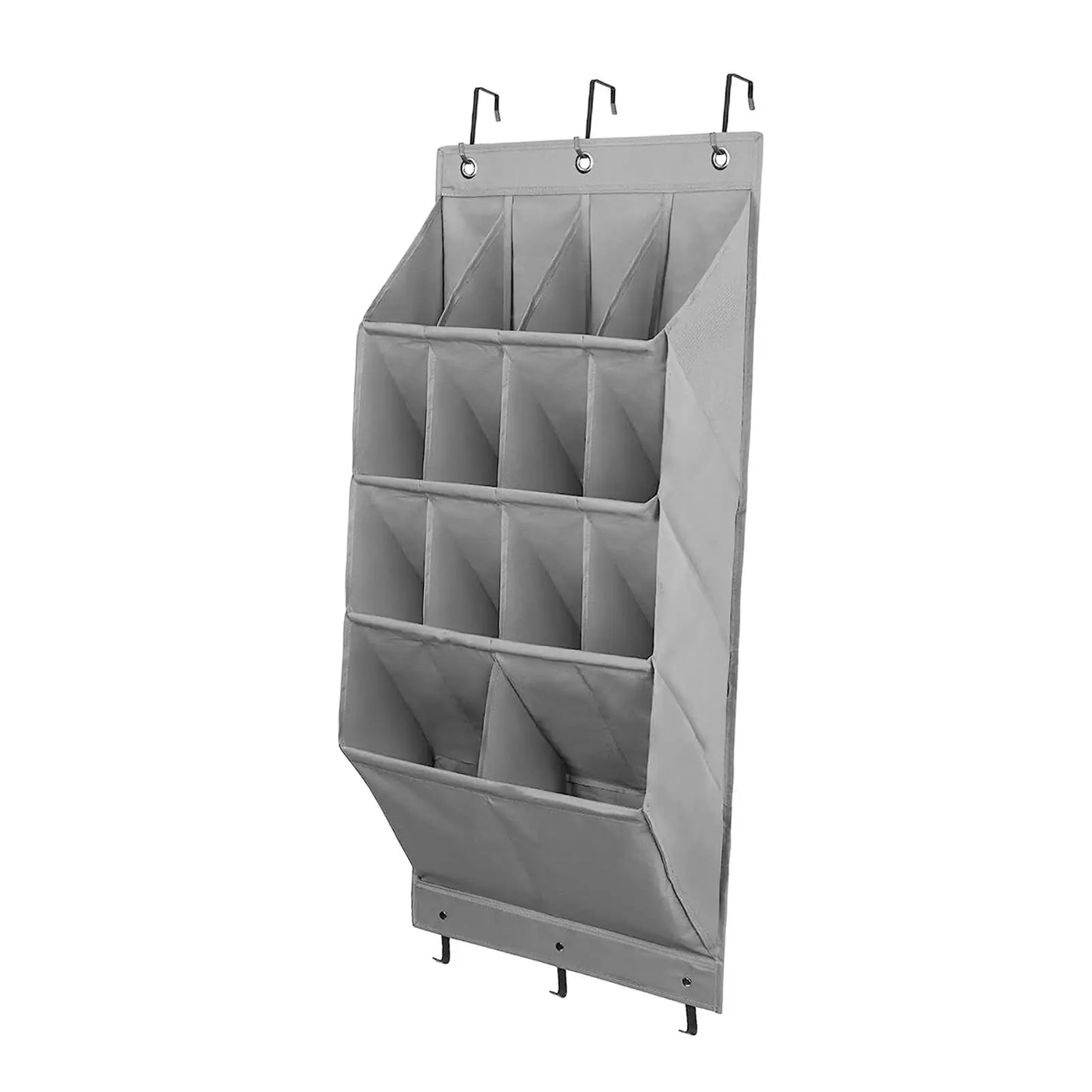 Hanging Shoe Organizer with 3 Hooks for Men Women Kids Shoe Rack for Door Shoe Organizer for Towels Clothing Bags Baby Items