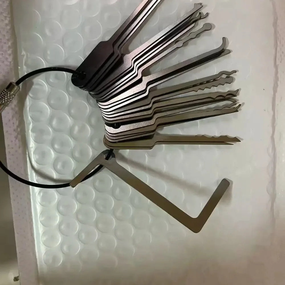 22IN1 Full Set Universal Wrench Suitable Tool Portable Tool for Unlocking Doors  Use Opening Doors When Keys Are Forgotten