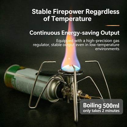 Mountainhiker Outdoor Portable Folding Spider Stove Camping Picnic Stove Barbecue Stove Household Stove with Holder