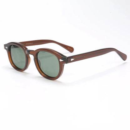 Lemtosh Sunglasses Man Johnny Depp Polarized Sun Glasses Woman Luxury Brand Vintage Acetate Frame Driver's Shade