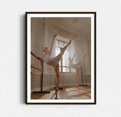 Ballet Dance Room Decorative Painting Ballet Girls Canvas Painting Posters Abstract Portrait Wall Art Picture Living Room Decor