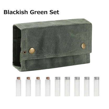 Outdoor Camping Spice Bottle Bag Set Portable Camping Picnic Seasoning Bottle Storage Bag Condiment Jar Seasoning Bottle Holder