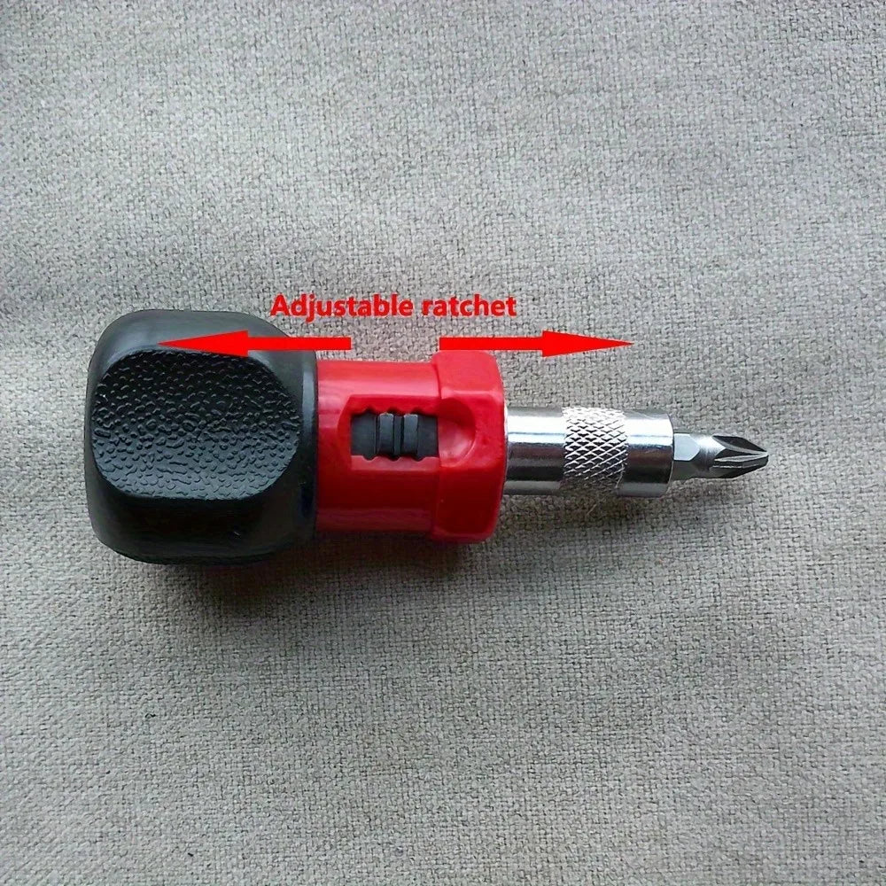 Multifunctional Ratchet Screwdriver with Reversible Quick And Labor-Saving Features, a Set of Household Hardware Tools
