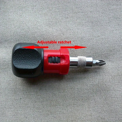Multifunctional Ratchet Screwdriver with Reversible Quick And Labor-Saving Features, a Set of Household Hardware Tools