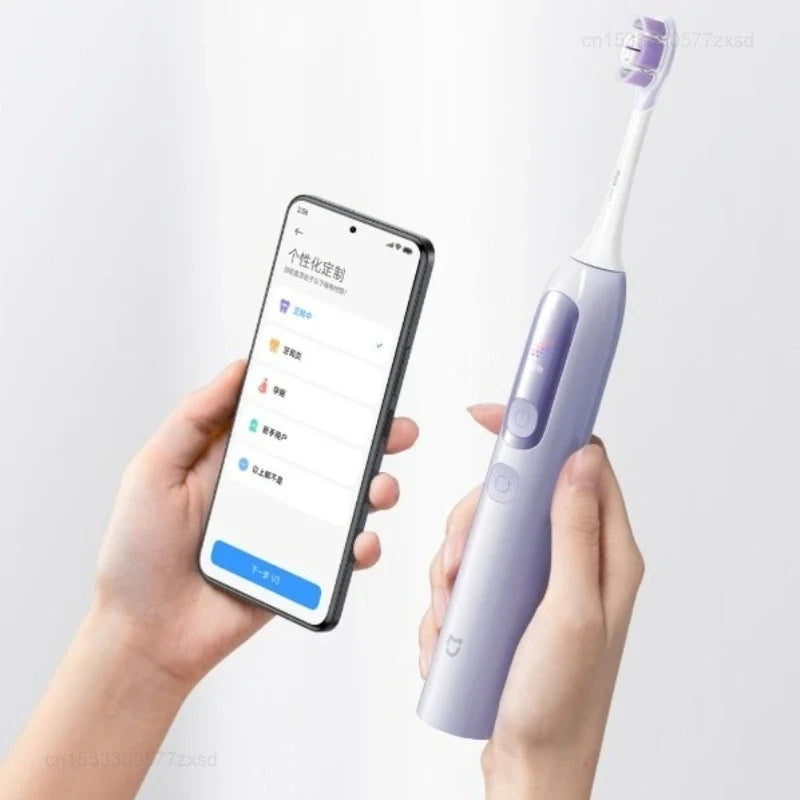 Xiaomi Mijia Smart Servo-Oscillation Electric Toothbrush Pro,IPX8 Waterproof & Travel Lock,180-day Long Battery Life,App Control