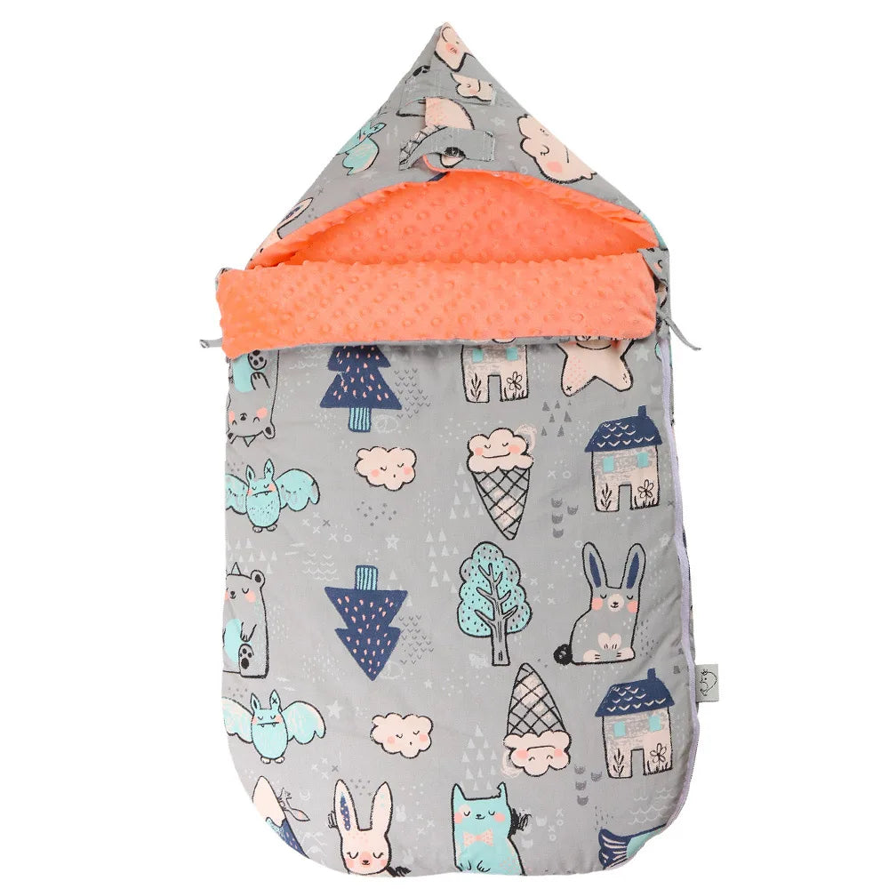 INSULAR Infant Thickened Sleeping Bags Newborn Anti-startle Holding Quilts Baby Bean Sleepsacks Multi-functional Autumn Winter