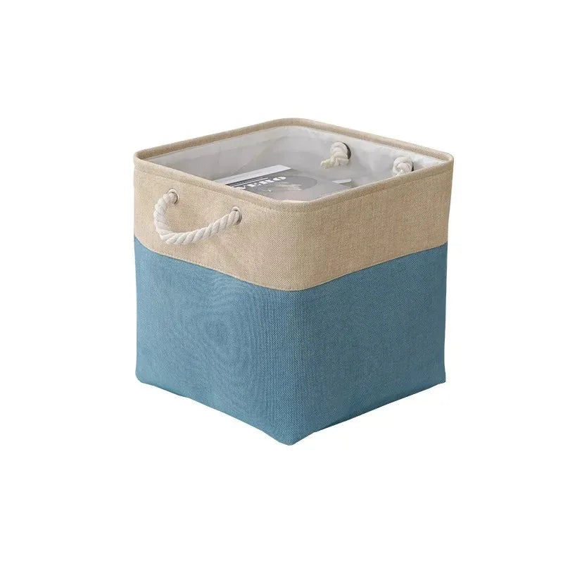 Storage Bin Multifunctional Organizer Basket for Toys and Daily Supplies in Bedroom and Living Room