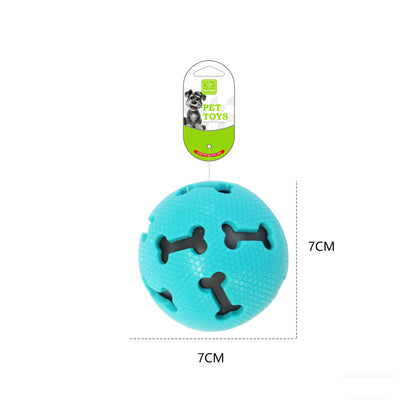 TPR Elastic Toy Ball for Pets Chewable Sound-making Nteractive and Dog Training Dog Interaction To Relieve Boredom Dog Supplies