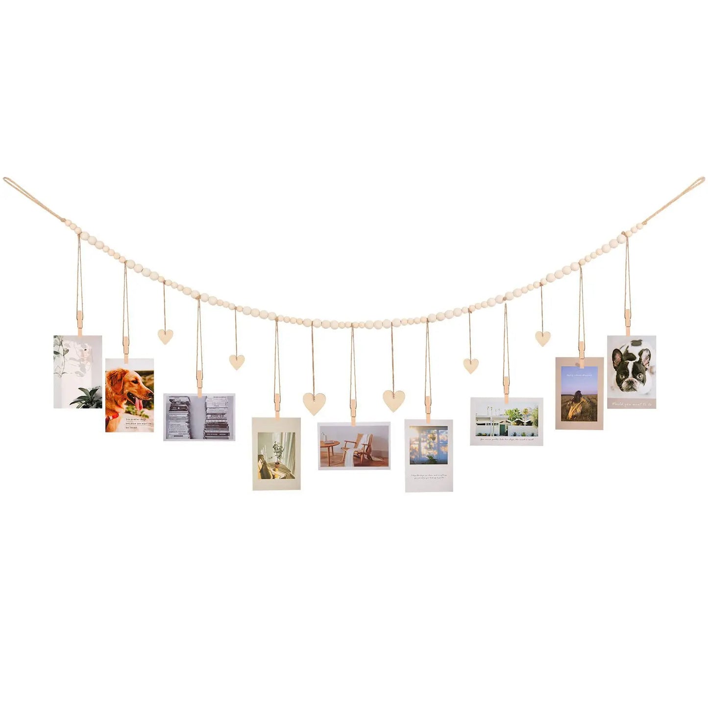 Hanging Photo Display Room Wall Decor for Bedroom Living Room Dorm Office Party Decor Teen Girl Gifts