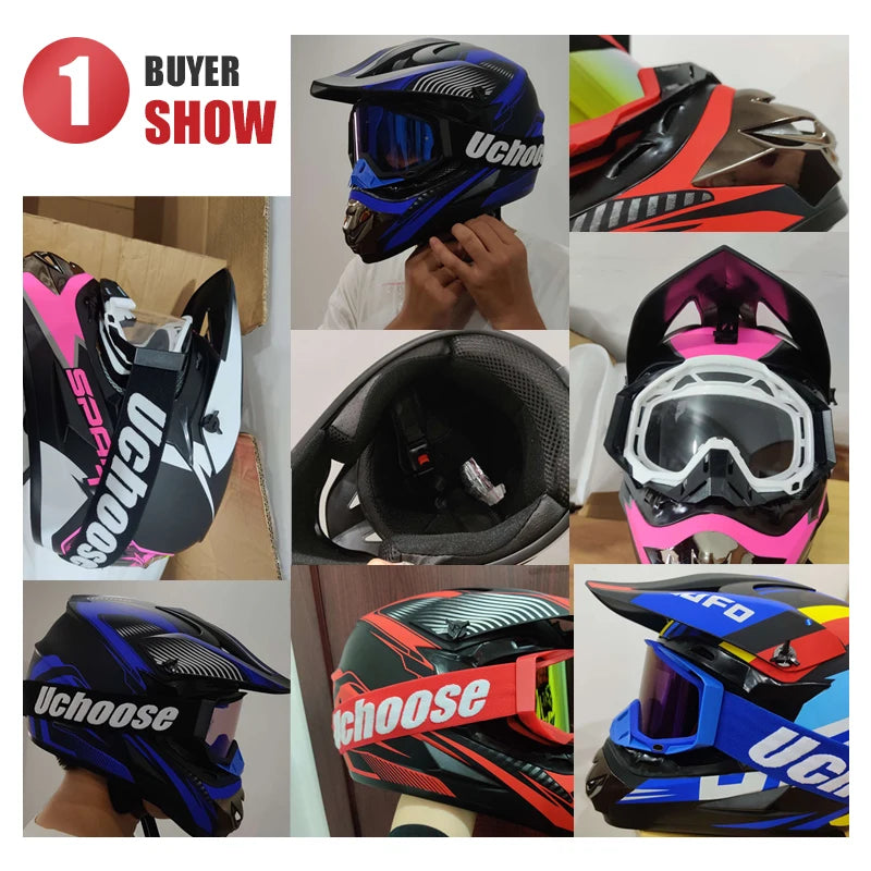 Full face motorcycle helmet for mountain bike  off-road  classic, MTB, racing, motocross, downhill, downhill