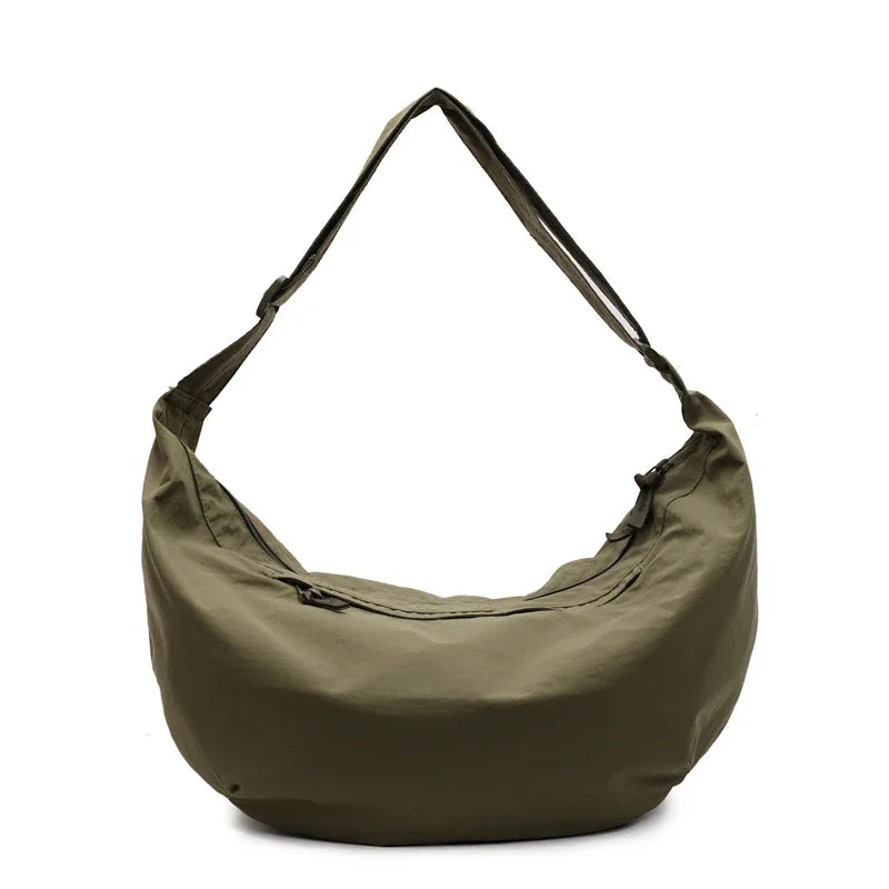Simple Casual Solid Large Capacity Crossbody Bags for Women 2026 High Quality Fashionable Portable Fresh Versatile Shoulder Bags