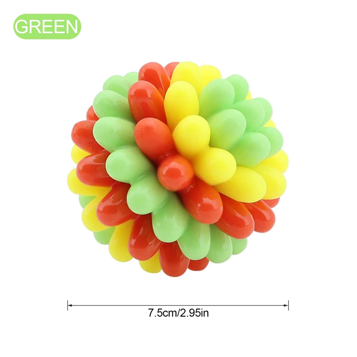 Pet Ball Toy without Rope Interactive Dog Training Chew Tooth Cleaning Indestructible Healthy Solid Core EVA Durable Elastic Toy