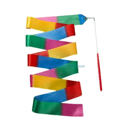 P9FC Rhythmic Gymnastics Ribbons Artistic Dancing Ribbon Dance Ribbon Twirling Batons