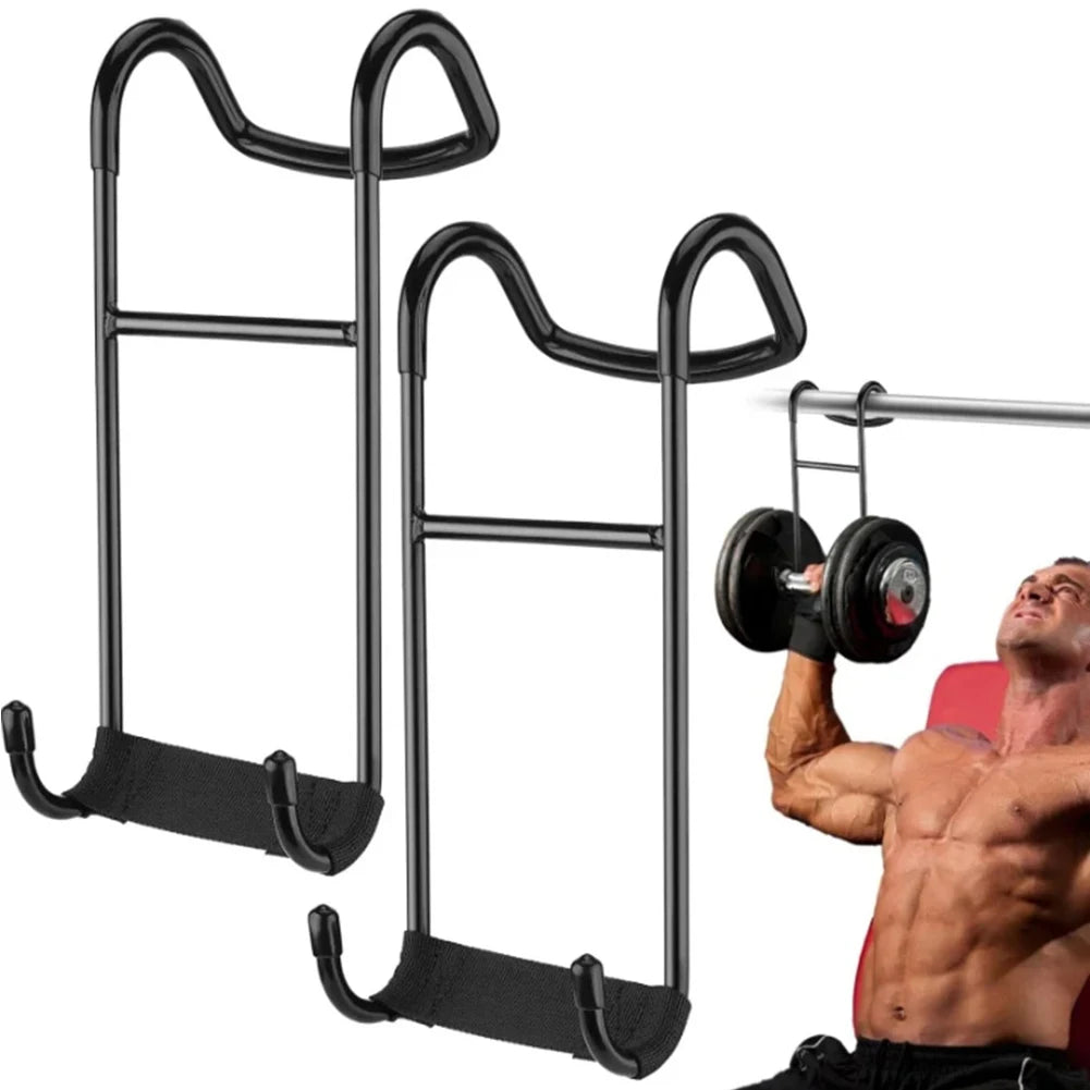 Dumbbell Spotter Hooks 250 Lbs Load Capacity Heavy Duty Dumbbell Hooks Heavy Power Dumbbells Rack Attachments Safety Connector