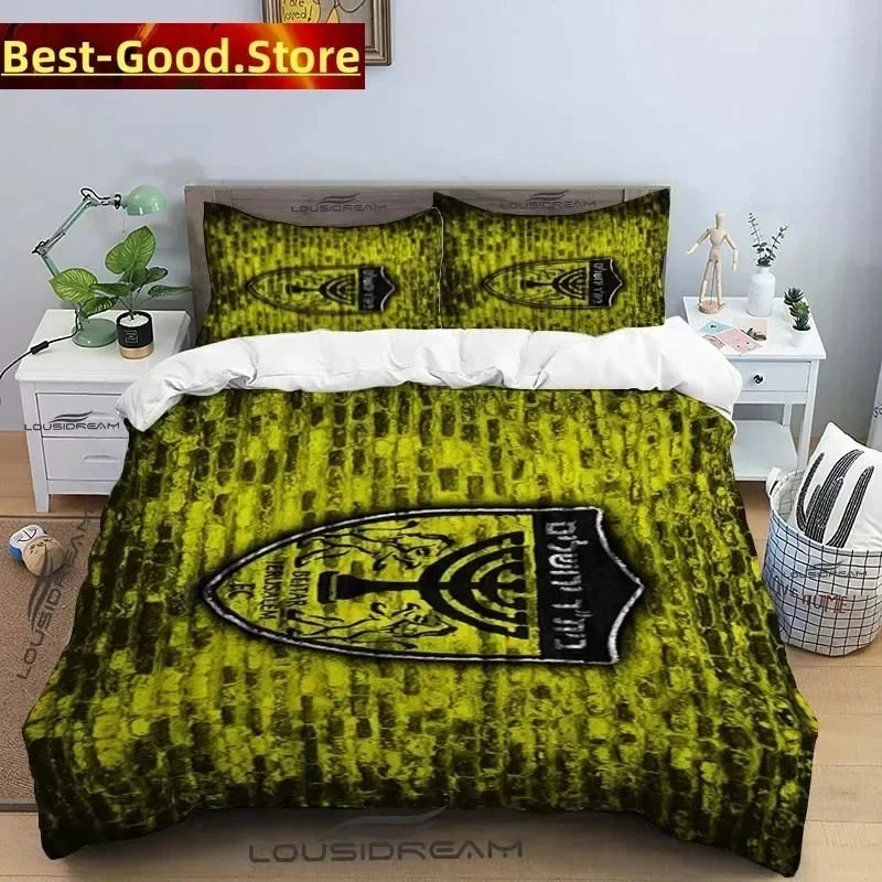 Beitar Jerusalem Fc All Season Twin Bedding Set 3 Piece Comforter Set Bed Duvet Cover Double King Comforter Cover Home Textile