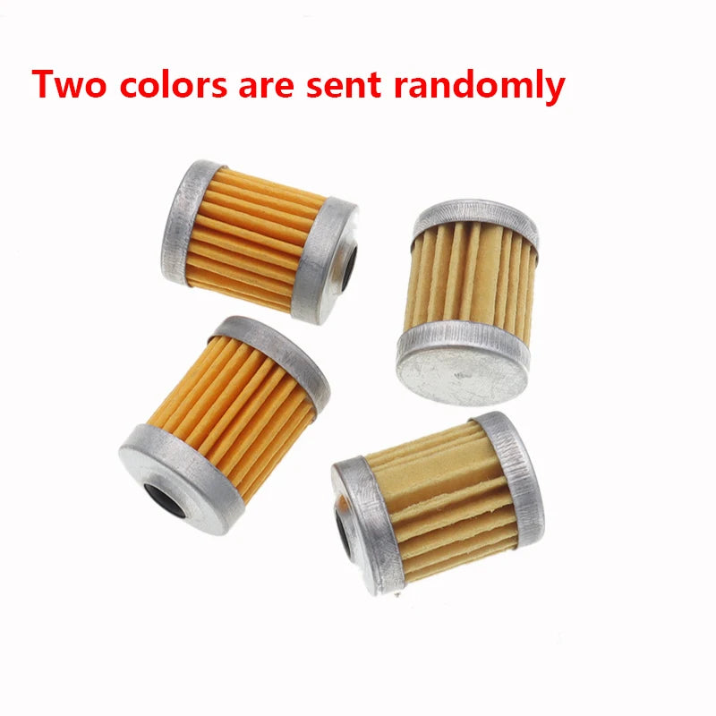 10pcs/Pack Fuel Filter Element For Reusable Washable Petrol Gas Chopper Motorcycle Bike ATV Quad Go Kart Buggy Snowmobile