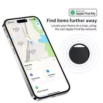 AirTag Bluetooth Tracker|IPX5 Waterproof|Find My iPhone Compatible | for Keys, Pets, Luggage, Elderly & Kids | Mini GPS Locator