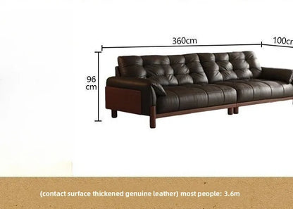 soft bag leather sofa Medieval retro living room small sofa apartment household sala de estar sofás furniture for living room